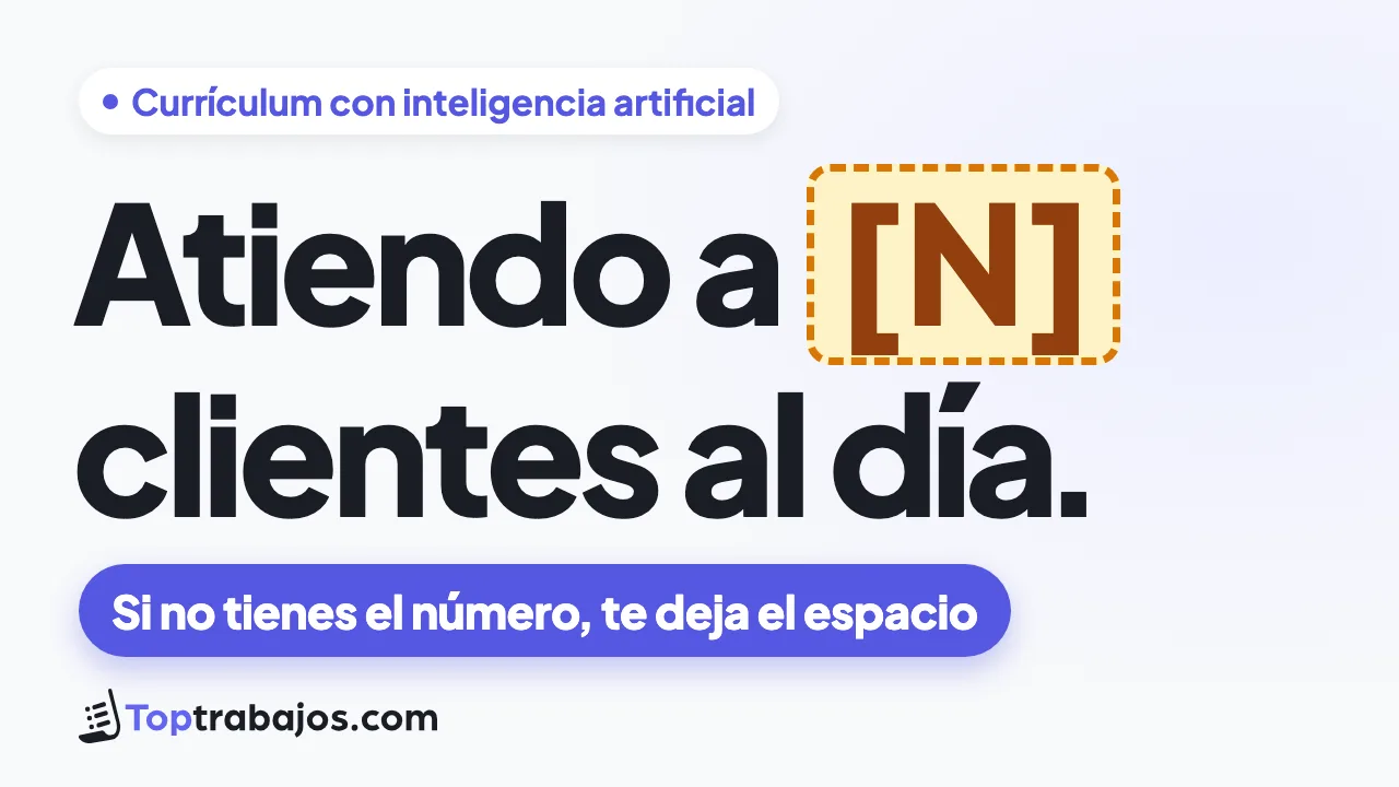 Currículum con inteligencia artificial: ChatGPT, Canva o TopTrabajos